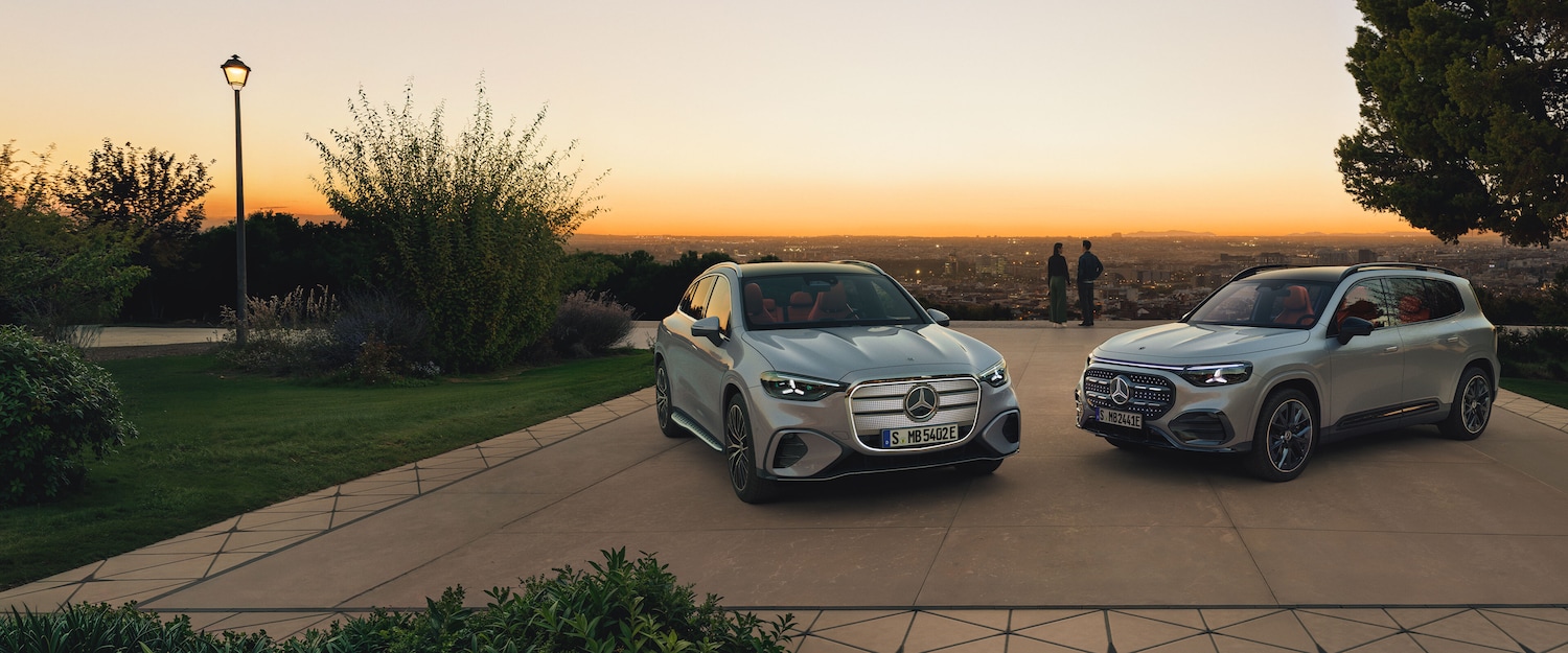 SUV Models | Passenger Cars | Mercedes-Benz A frontal side view of the new Mercedes-Benz GLC.