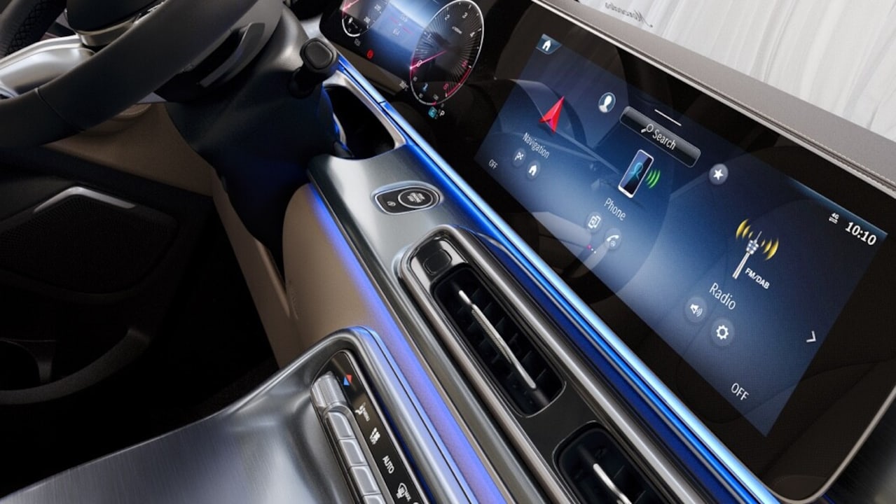 MBUX multimediasysteem | V-Klasse Marco Polo | Mercedes-Benz Vans Met MBUX profiteert u van de pracht en intelligentie van een modern multimediasysteem met digitale DAB-radio-ontvangst.