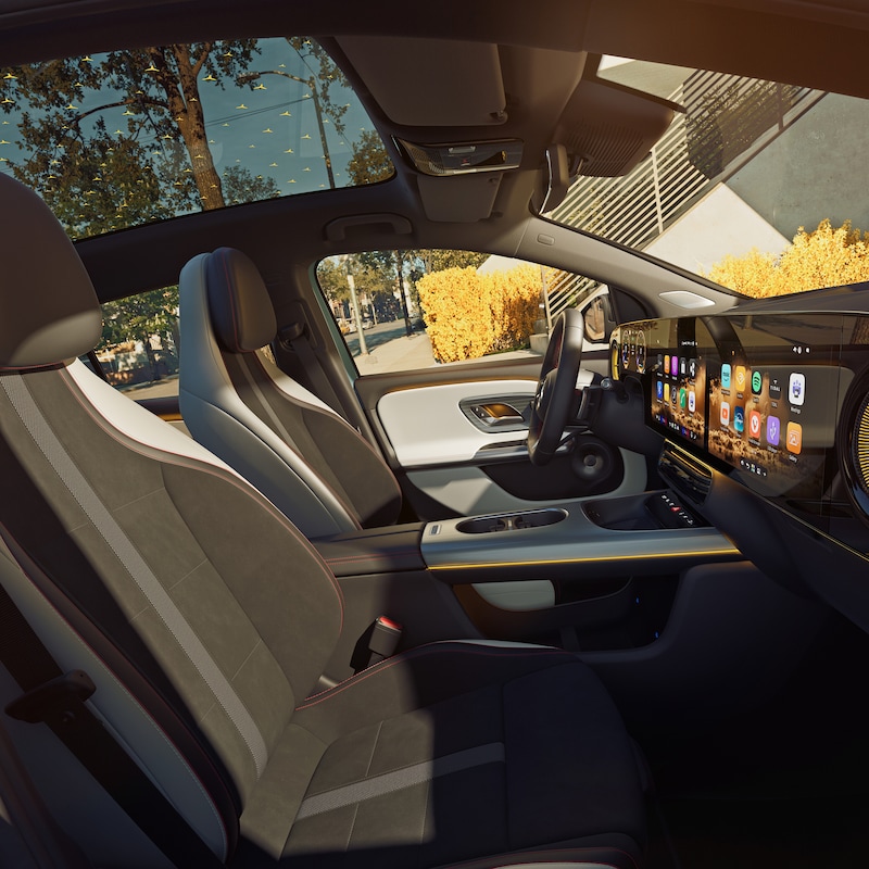L'intérieur du nouveau GLA de Mercedes-Benz.