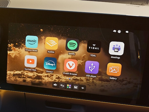 Les applications tierces dans le nouveau GLA de Mercedes-Benz.