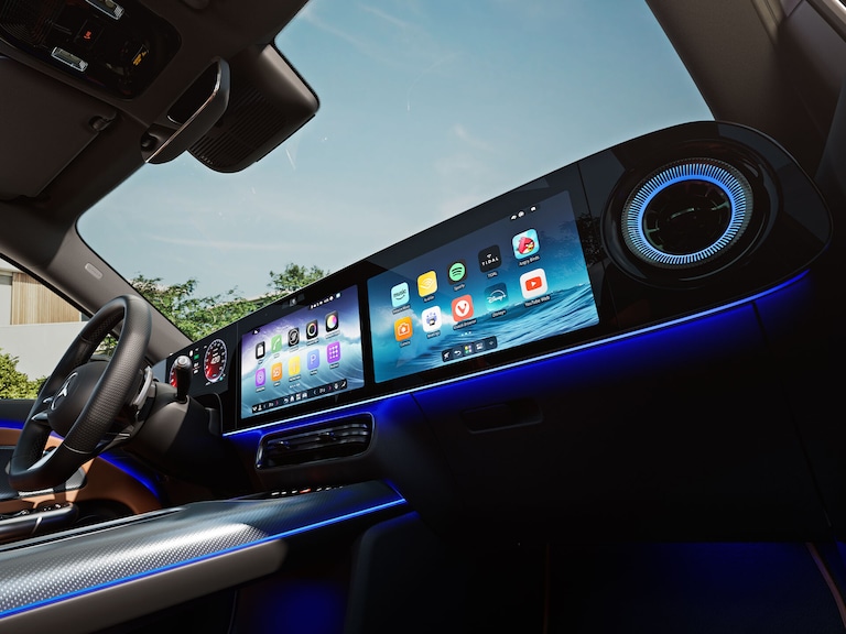 Remote-Funktionen | Der neue elektrische GLB | Mercedes-Benz Die Remote-Funktionen der neuen elektrischen GLB.