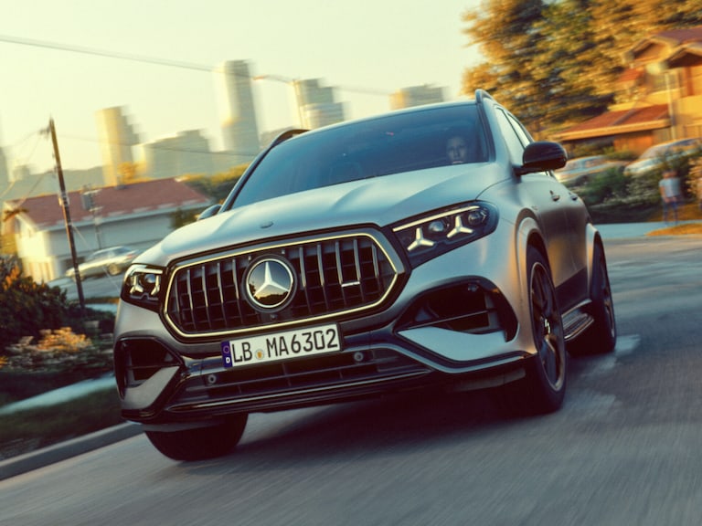 Das neue Frontdesign des Mercedes-AMG GLE 63 S 4MATIC+ SUV.