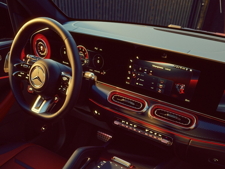 Das AMG Performance Lenkrad im Mercedes-AMG GLE 63 S 4MATIC+ SUV.