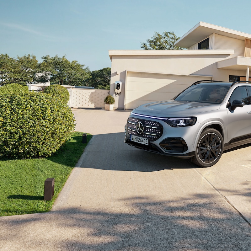 Exterieur | Der neue elektrische GLB | Mercedes-Benz Das Exterieur des neuen elektrischen GLB von Mercedes-Benz.